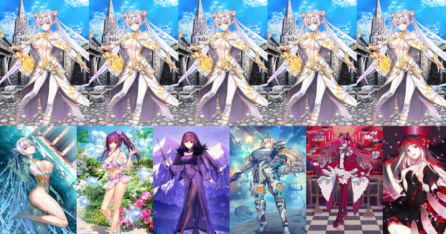 [JP] FGO NP5 Britomart + double Skadi / ruler + 500-700SQ + BG Fate Grand Order starter account-Mobile Games Starter
