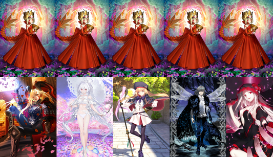 [JP] FGO NP5 Draco + Artoria Caster Castoria Lady Avalon Oberon BG + 6-7x5* Fate Grand Order starter account-Mobile Games Starter