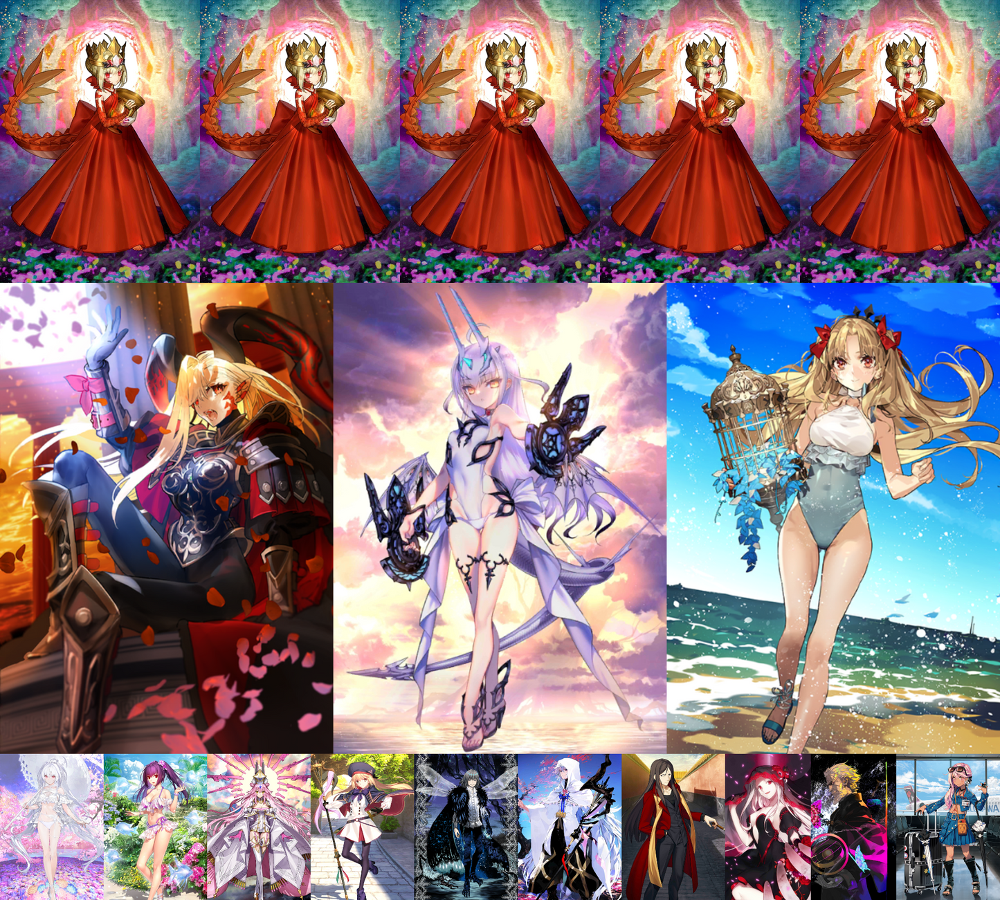 [JP] FGO NP5 Draco + Space Ereshkigal Lady Avalon Koyanskaya Castoria Skadi Oberon Chloe Fate Grand Order endgame account-Mobile Games Starter