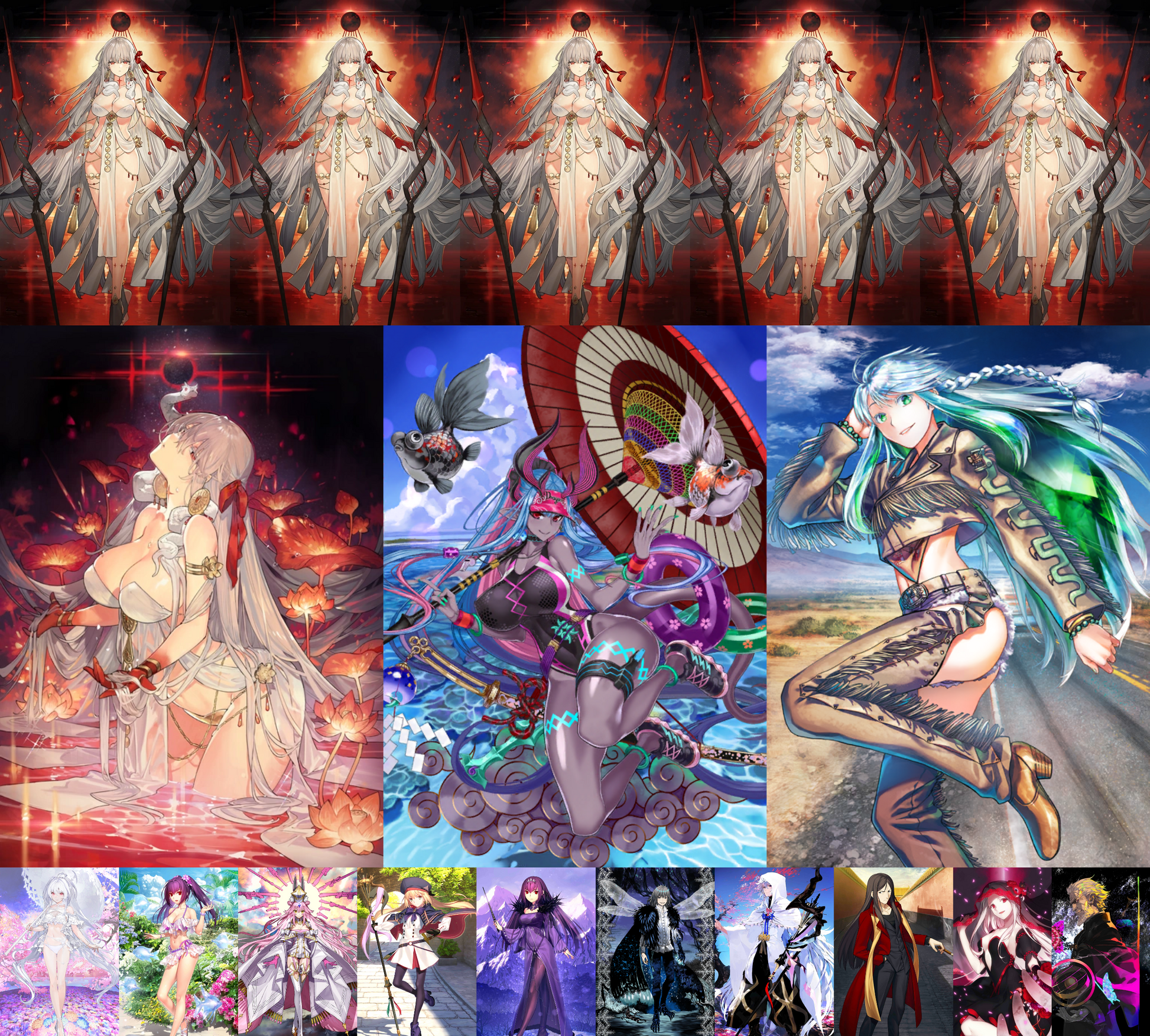 [JP] FGO NP5 Durga /Kali + Kukulkan Ibuki Lady Avalon Koyanskaya Castoria Skadi Fate Grand Order endgame account-Mobile Games Starter