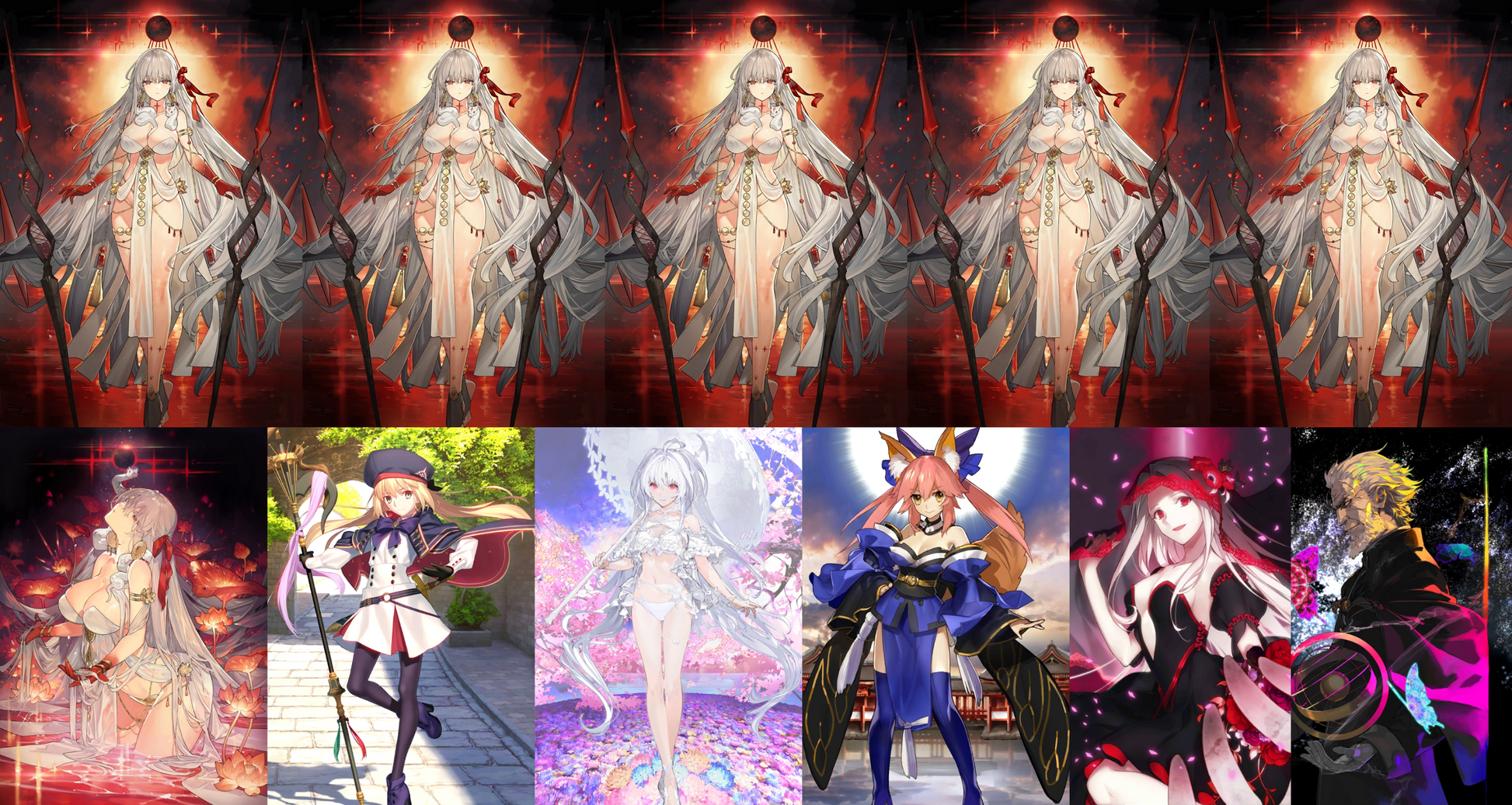 [JP] FGO NP5 Durga /Kali + Lady Avalon Artoria Caster Tamamo BG Kscope + 1~4x5* Fate Grand Order starter account-Mobile Games Starter