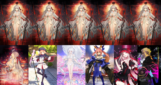 [JP] FGO NP5 Durga /Kali + Lady Avalon Artoria Caster Tamamo BG Kscope + 1~4x5* Fate Grand Order starter account-Mobile Games Starter