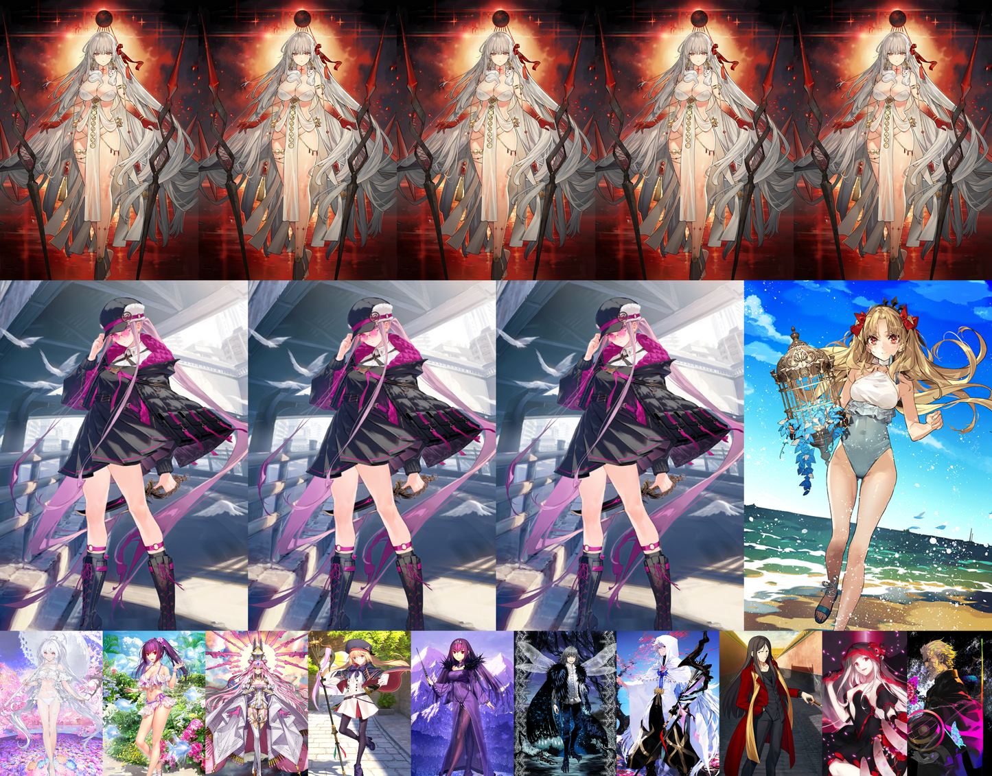 [JP] FGO NP5 Durga + NP3 Medusa + Space Ereshkigal Lady Avalon Koyanskaya Castoria Skadi++ 5BG Fate Grand Order endgame account-Mobile Games Starter