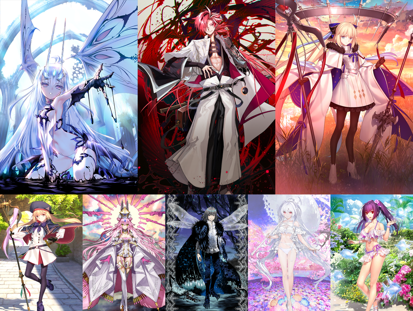 [JP] FGO NP5 Fairy Knight Lancelot Melusine +Takasugi Tonelico Aesc the Savior Koyanskaya Castoria Skadi Fate Grand Order endgame account-Mobile Games Starter