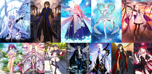 [JP] FGO NP5 Fairy Knight Lancelot Melusine+Rasputin Tiamat Larva Tonelico Aesc the Savior Koyanskaya Castoria Fate Grand Order endgame account-Mobile Games Starter