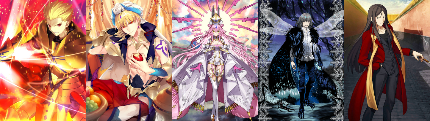 [JP] FGO NP5 Gilgamesh NP5 Caster + Koyanskaya Oberon Fate Grand Order starter account-Mobile Games Starter