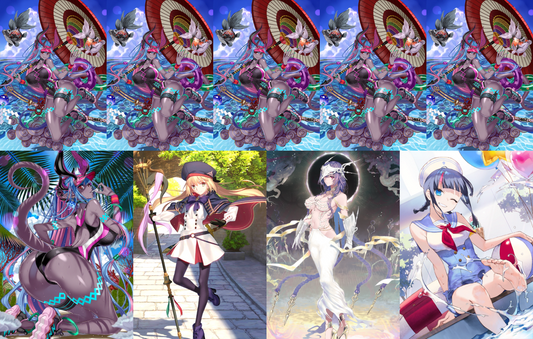 [JP] FGO NP5 Ibuki berserker 5 Erice + Artoria Caster + Urd + 200SQ Fate Grand Order starter account-Mobile Games Starter