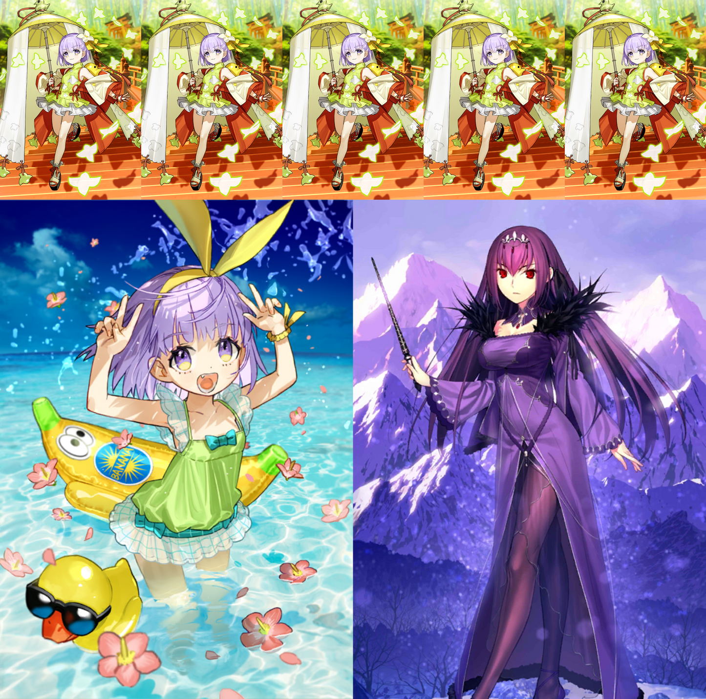 [JP] FGO NP5 Kazuradrop + Skadi + 600-1000SQ Fate Grand Order starter account-Mobile Games Starter