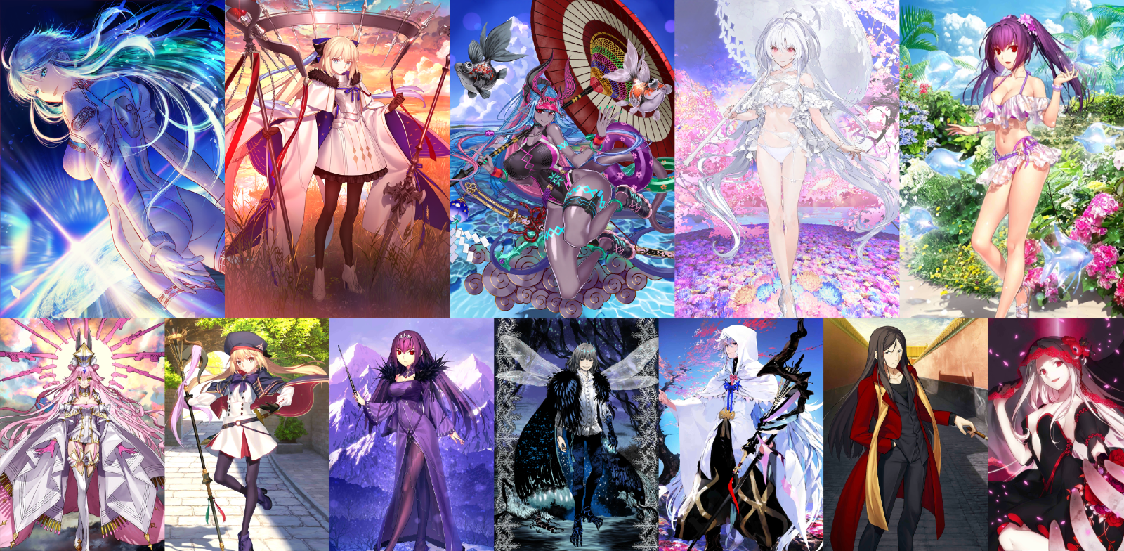 [JP] FGO NP5 Kukulkan +Tonelico Aesc the Savior Ibuki Koyanskaya Castoria Skadi Lady Avalon Fate Grand Order endgame account-Mobile Games Starter