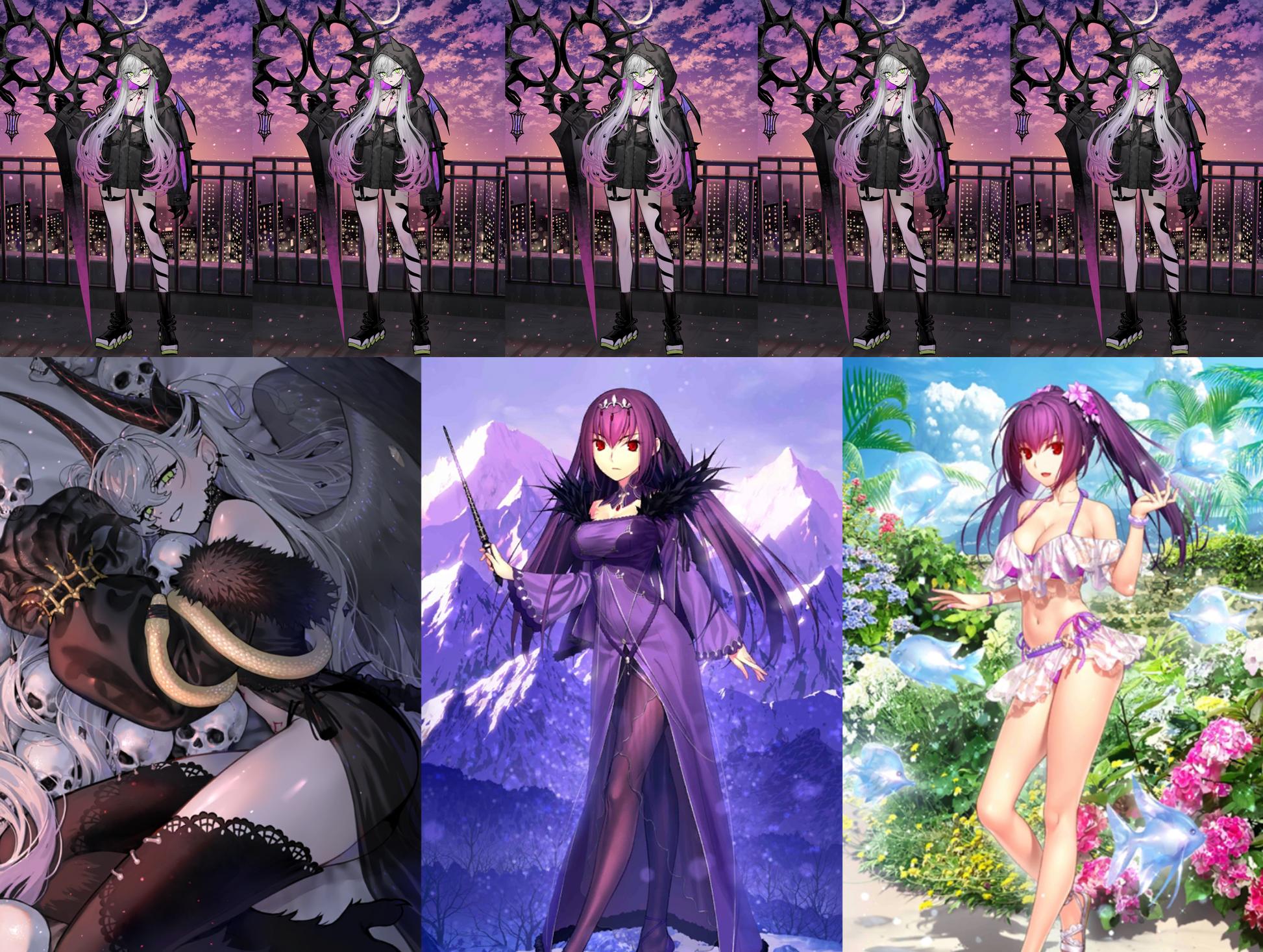 [JP] FGO NP5 Lilith + double Skadi + 2~3 limited 5* + 3~4 5* + 150SQ Fate Grand Order starter account-Mobile Games Starter