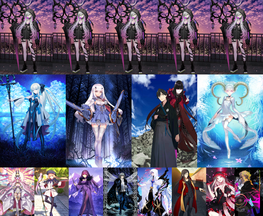 [JP] FGO NP5 Lilith + Morgan Lancelot Ryoma Tiamat Skadi Castoria Koyanskaya Oberon Merlin BG Fate Grand Order endgame account-Mobile Games Starter