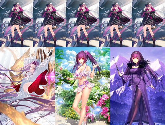 [JP] FGO NP5 Medusa saber + double Skadi / ruler + 300-500SQ Fate Grand Order starter account-Mobile Games Starter