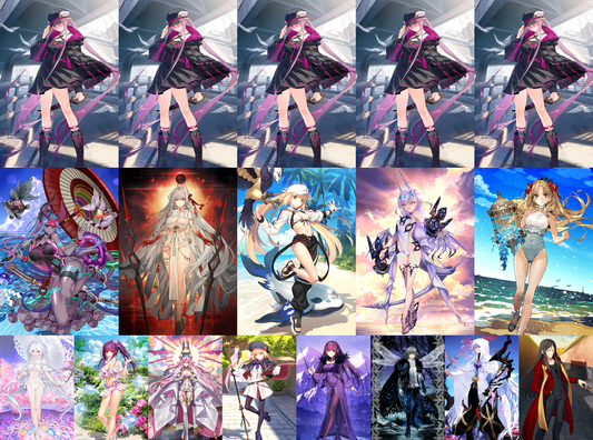 [JP] FGO NP5 Medusa + Space Ereshkigal Melusine Durga Tonelico Ibuki Koyanskaya Castoria Skadi Oberon Fate Grand Order endgame account-Mobile Games Starter