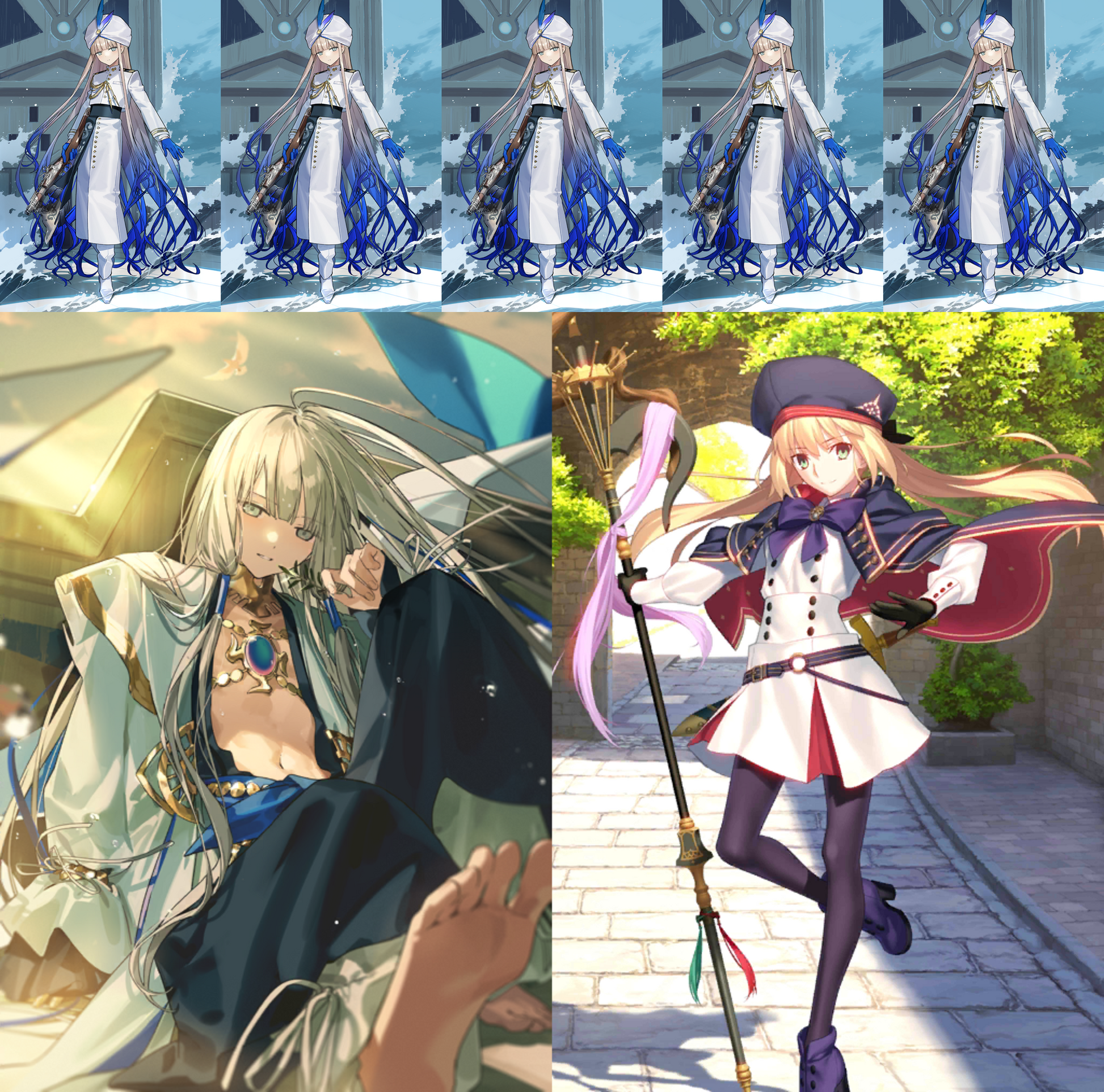[JP] FGO NP5 Nemo(Noah) + Artoria Caster + 500-1000SQ Fate Grand Order starter account-Mobile Games Starter