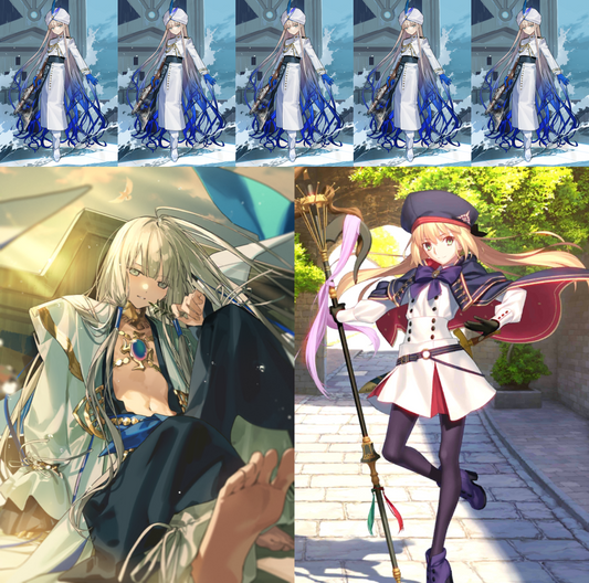 [JP] FGO NP5 Nemo(Noah) + Artoria Caster + 500-1000SQ Fate Grand Order starter account-Mobile Games Starter