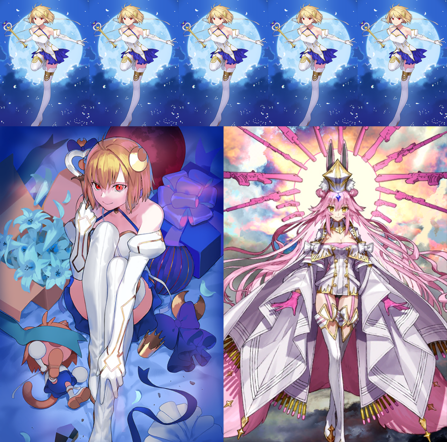 [JP] FGO NP5 Phantasmoon + NP2 Koyanskaya + 3~4x5* Fate Grand Order starter account-Mobile Games Starter