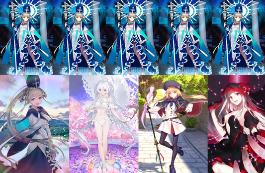 [JP] FGO NP5 Pope/Popess Johanna Joan + Artoria Caster Lady Avalon Fate Grand Order starter account-Mobile Games Starter