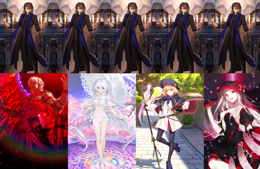 [JP] FGO NP5 Rasputin Kirei + Artoria Caster Lady Avalon BG Fate Grand Order starter account-Mobile Games Starter