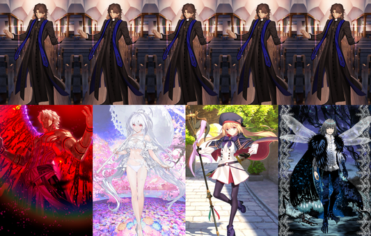[JP] FGO NP5 Rasputin Kirei + Artoria Caster Lady Avalon Oberon + 2~4 limited 5* Fate Grand Order starter account-Mobile Games Starter