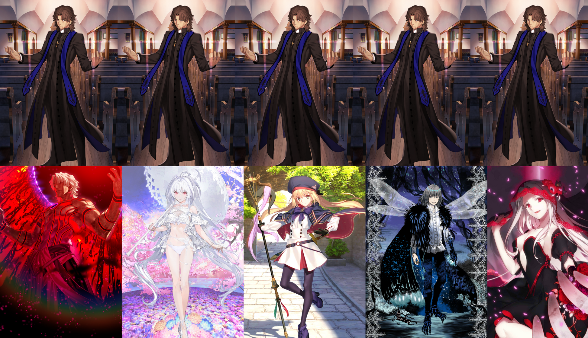 [JP] FGO NP5 Rasputin Kirei + Artoria Caster Lady Avalon Oberon BG + 400-500SQ Fate Grand Order starter account-Mobile Games Starter