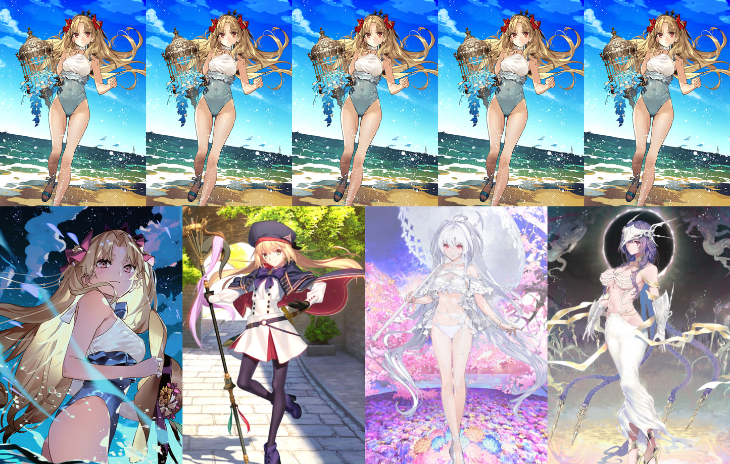 [JP] FGO NP5 Space Ereshkigal + Artoria Caster / Lady Avalon / Urd + 0-3000SQ Fate Grand Order Archer of the Apocalypse starter account (see options)-Mobile Games Starter