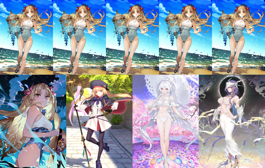[JP] FGO NP5 Space Ereshkigal + Artoria Caster / Lady Avalon / Urd + 0-3000SQ Fate Grand Order Archer of the Apocalypse starter account (see options)-Mobile Games Starter