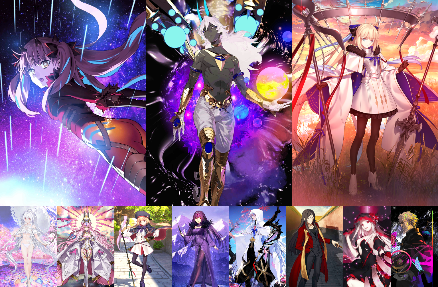 [JP] FGO NP5 Space Ishtar +NP3 Arjuna +Tonelico Aesc the Savior Koyanskaya Castoria Fate Grand Order endgame account-Mobile Games Starter