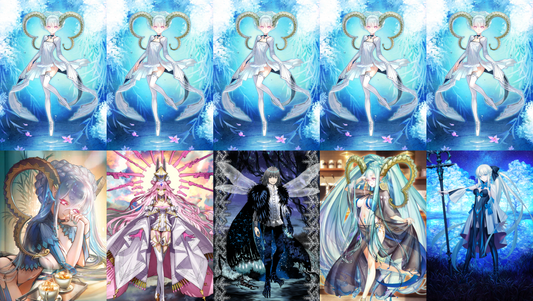 [JP] FGO NP5 Tiamat Larva + Archer + Morgan Koyanskaya Oberon + 400-600SQ Fate Grand Order double Tiamat starter account-Mobile Games Starter