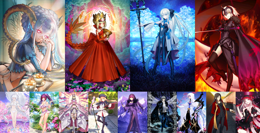 [JP] FGO NP5 Tiamat Larva + Draco Morgan Lady Avalon Koyanskaya Castoria Skadi Fate Grand Order endgame account-Mobile Games Starter