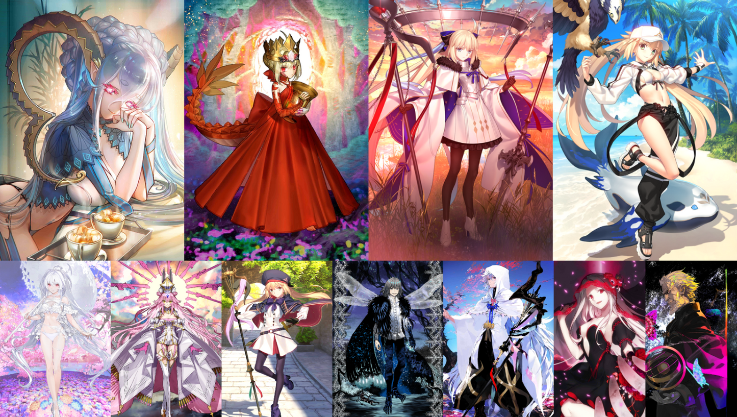 [JP] FGO NP5 Tiamat Larva +Draco Tonelico Aesc the Savior 4BG Koyanskaya summer Castoria Fate Grand Order endgame account-Mobile Games Starter