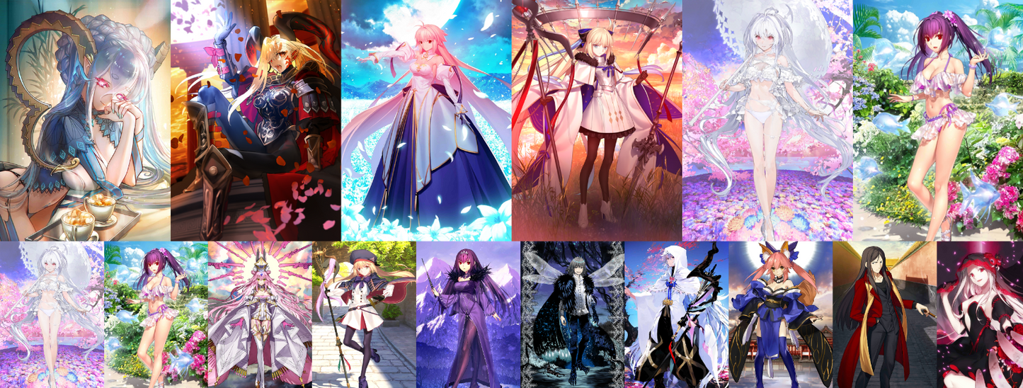 [JP] FGO NP5 Tiamat Larva +NP3 Draco +Arcueid Tonelico Aesc the Savior Koyanskaya Castoria Skadi Fate Grand Order endgame account-Mobile Games Starter