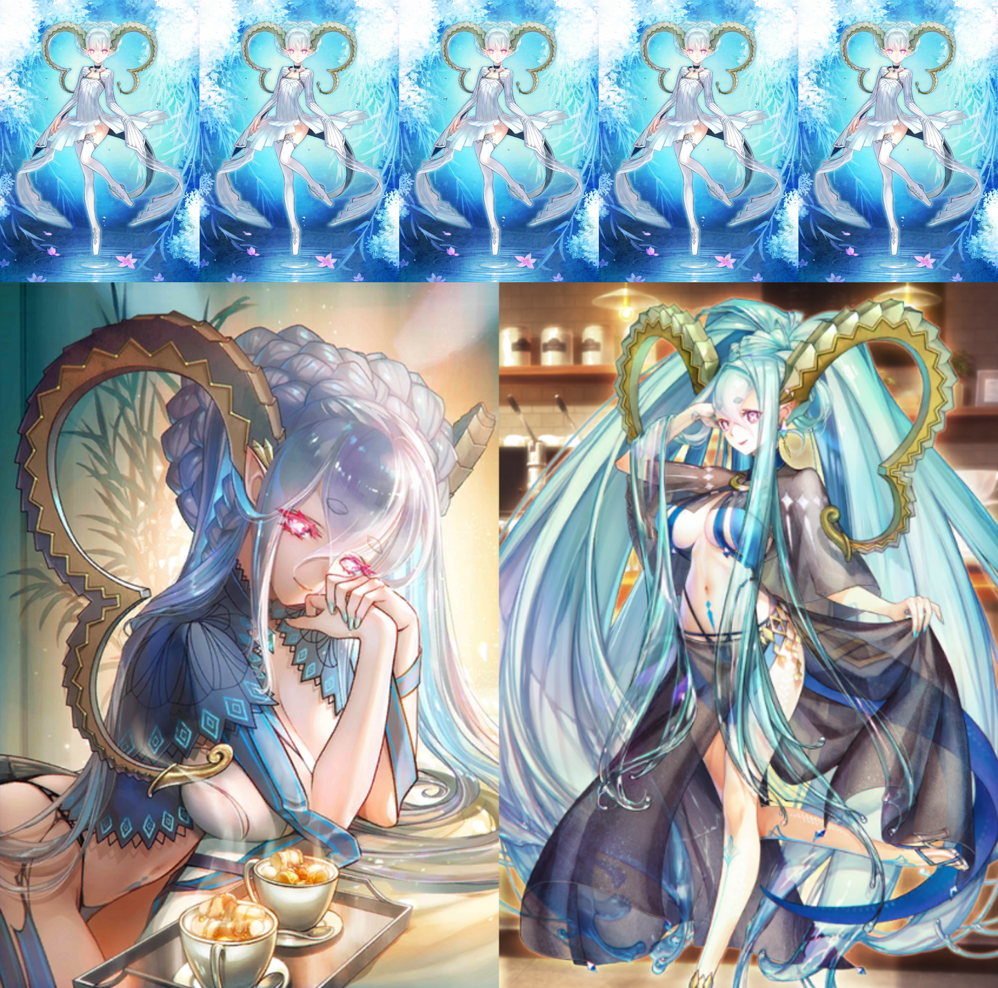 [JP] FGO NP5 Tiamat Larva + Tiamat Archer + 1400-1500SQ Fate Grand Order double Tiamat starter account-Mobile Games Starter