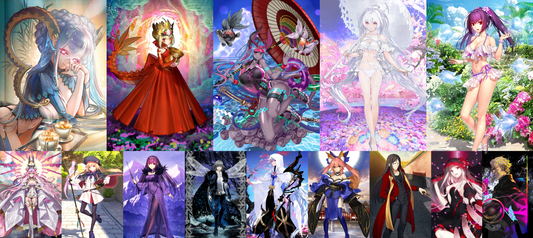 [JP] FGO NP5 Tiamat Larva+Draco Ibuki Lady Avalon Koyanskaya Castoria Skadi Oberon Fate Grand Order endgame account-Mobile Games Starter