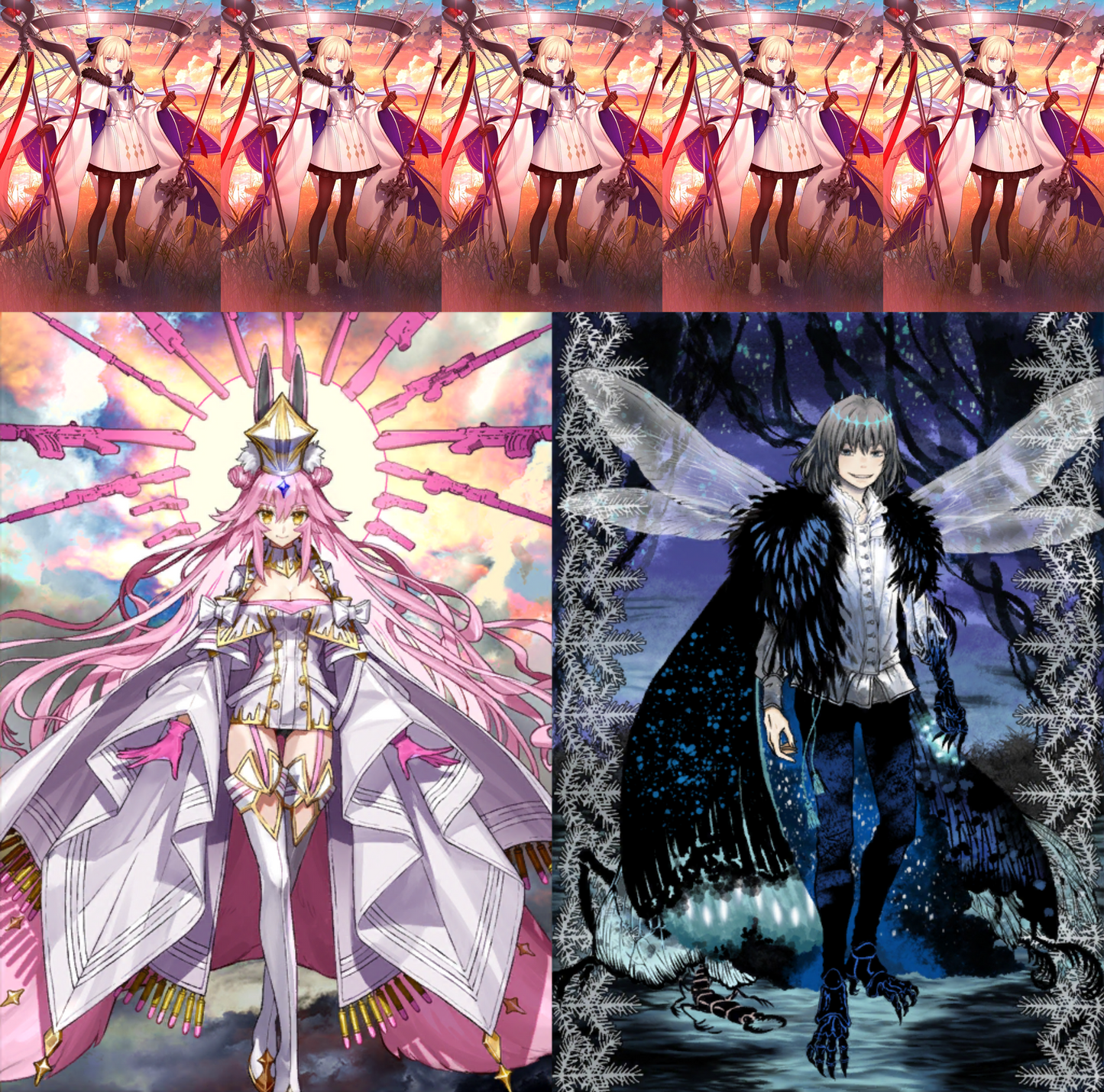 [JP] FGO NP5 Tonelico Aesc the Savior + Koyanskaya Vitch Oberon Fate Grand Order starter account-Mobile Games Starter