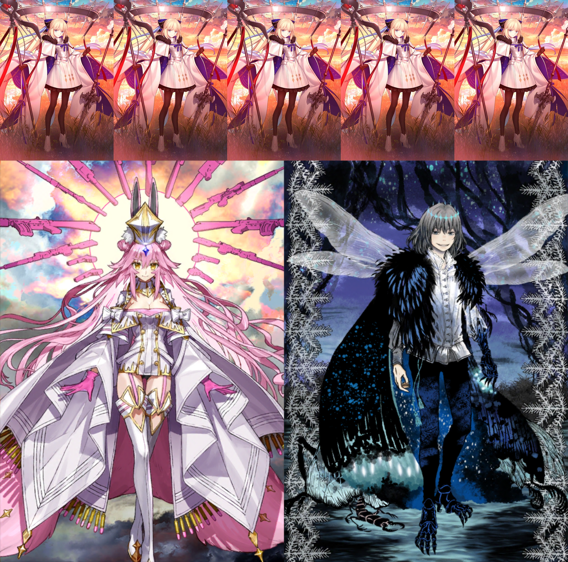 [JP] FGO NP5 Tonelico Aesc the Savior + Koyanskaya Vitch Oberon Fate Grand Order starter account-Mobile Games Starter