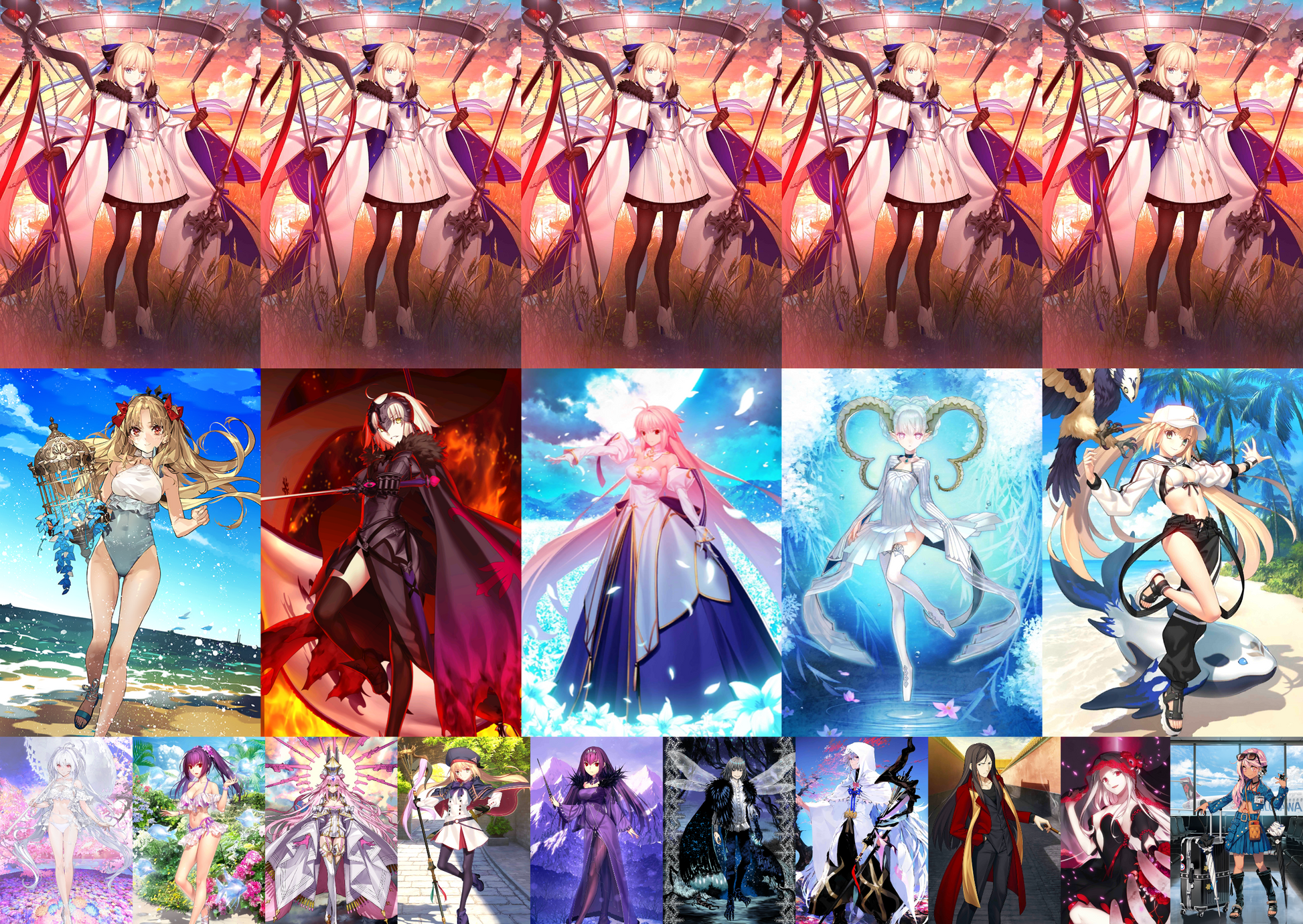 [JP] FGO NP5 Tonelico + Jeanne Arcueid Tiamat Space Ereshkigal+ Koyanskaya Castoria Berserker Chloe+BG++ Fate Grand Order endgame account Aesc the Savior-Mobile Games Starter