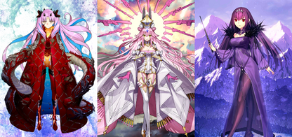 [JP] FGO NP5(7) Space ishtar + Koyanskaya Vitch Skadi + 4-5x5* Fate Grand Order starter account-Mobile Games Starter