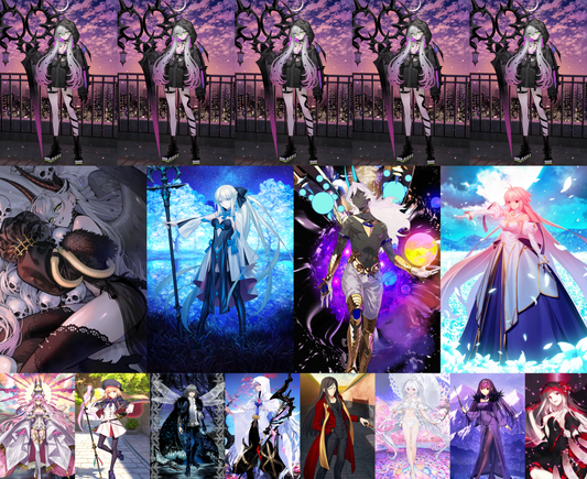 [JP] FGO NP6 Lilith + Morgan Arjuna Arcueid Skadi Castoria Koyanskaya Oberon Merlin BG Fate Grand Order NP5 endgame account-Mobile Games Starter