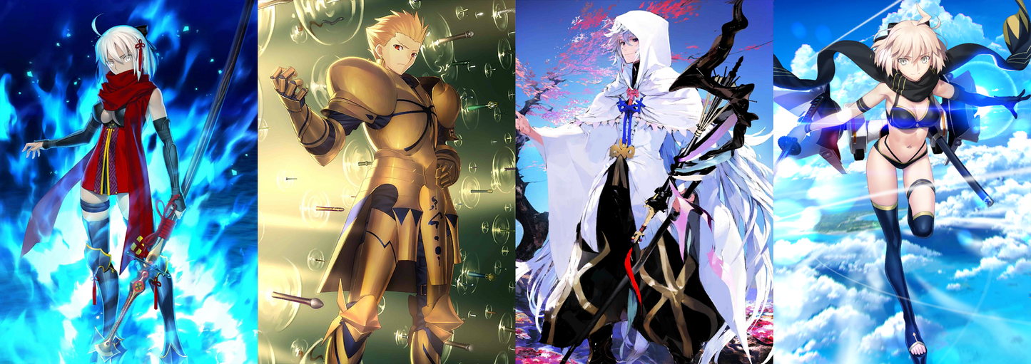 [JP] FGO Okita alter + NP2 Gilgamesh + Merlin + 800-1000SQ Fate Grand Order starter account-Mobile Games Starter