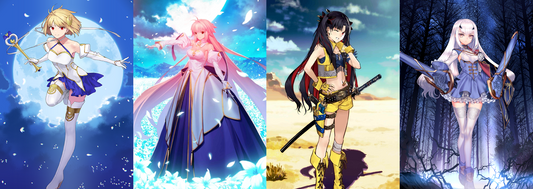 [JP] FGO Phantasmoon Arcueid Melusine Space Ishtar + 4000~4200SQ Fate Grand Order endgame quartz account-Mobile Games Starter