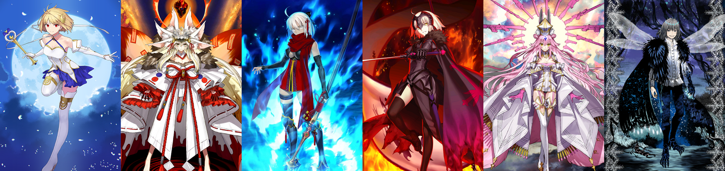 [JP] FGO Phantasmoon Darkness Okita Jeanne alter + Koyanskaya Oberon Fate Grand Order starter account-Mobile Games Starter