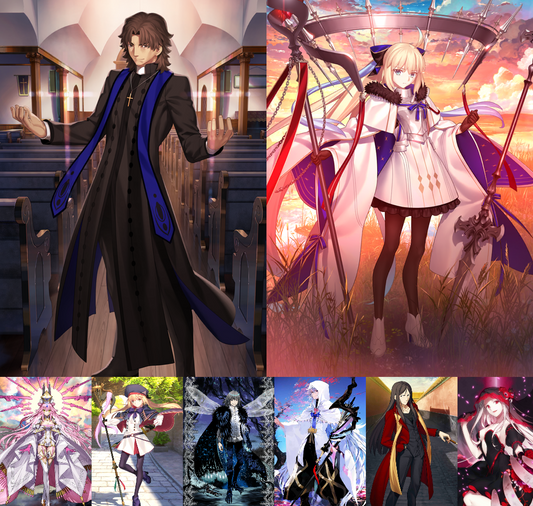 [JP] FGO Rasputin Tonelico Aesc the Savior+4Merlin Koyanskaya Castoria Oberon +3000SQ Fate Grand Order endgame quartz account-Mobile Games Starter