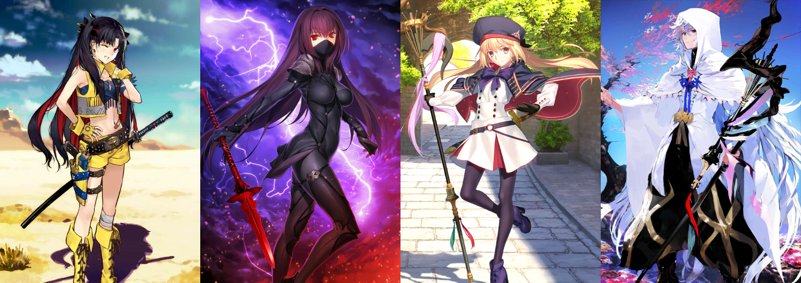 [JP] FGO Scathach Merlin Space Ishtar Artoria Caster Castoria Fate Grand Order starter account-Mobile Games Starter