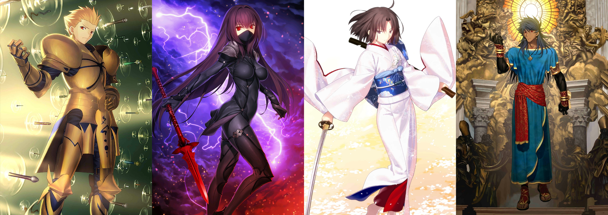 [JP] FGO Shiki Gilgamesh Scathach Romulus + 800-1000SQ Fate Grand Order starter account-Mobile Games Starter