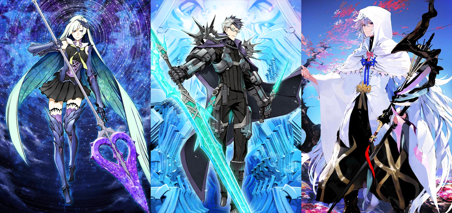 [JP] FGO Sigurd + Brynhildr + Merlin + 900-1000SQ Fate Grand Order starter account-Mobile Games Starter
