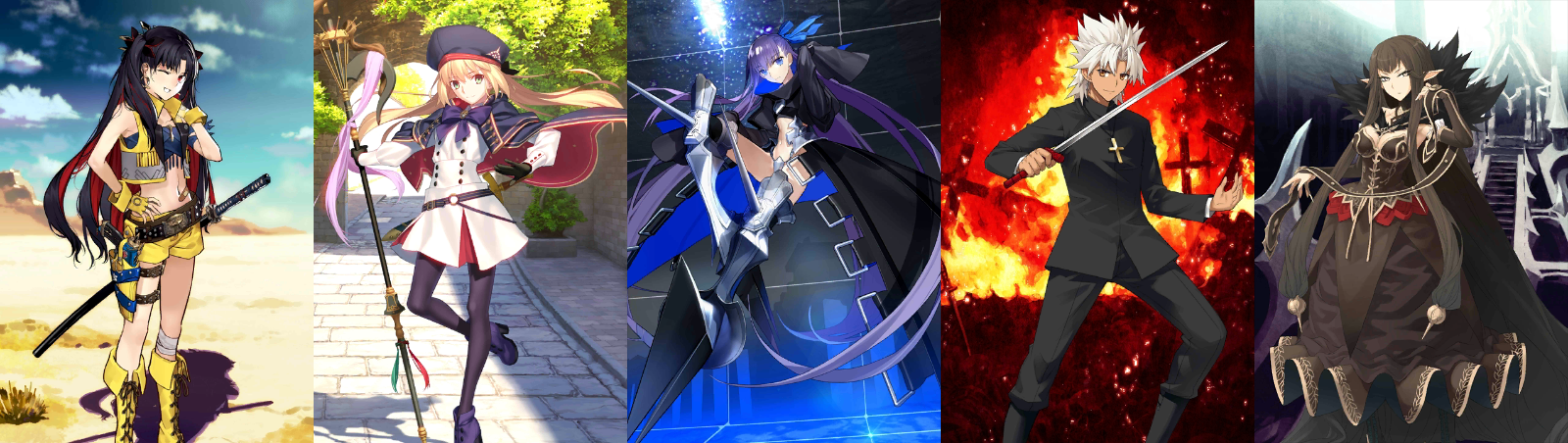 [JP] FGO Space Ishtar Artoria Caster Castoria Shirou Meltlilith Semiramis Fate Grand Order starter account-Mobile Games Starter