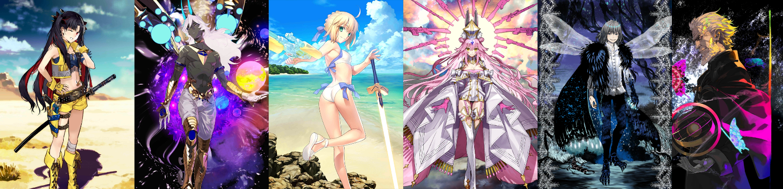 [JP] FGO Space Ishtar Koyanskaya Oberon Artoria Arjuna alter Fate Grand Order starter account-Mobile Games Starter