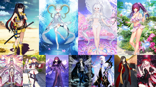 [JP] FGO Space Ishtar Tiamat Larva Lady Avalon Skadi Koyanskaya Castoria +2000SQ Fate Grand Order endgame quartz account-Mobile Games Starter