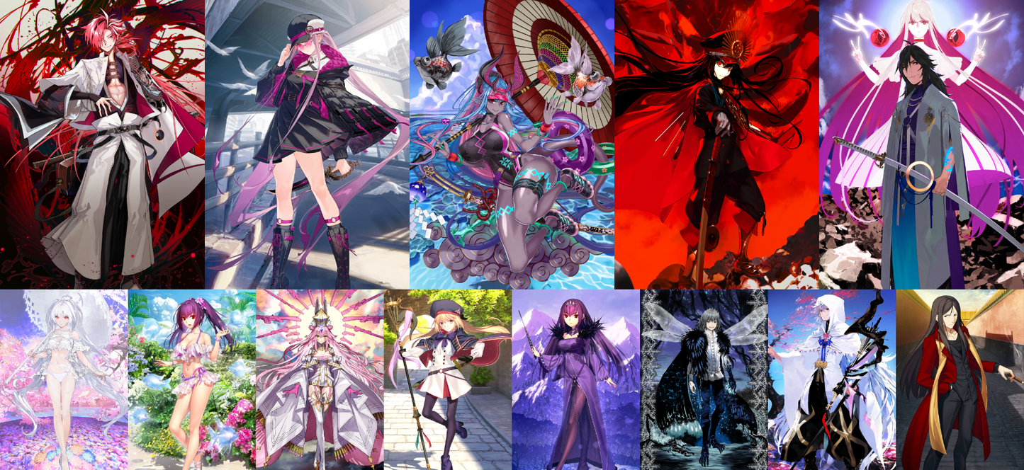 [JP] FGO Takasugi Ibuki Ryoma Medusa Lady Avalon Koyanskaya Castoria Skadi Fate Grand Order endgame account-Mobile Games Starter