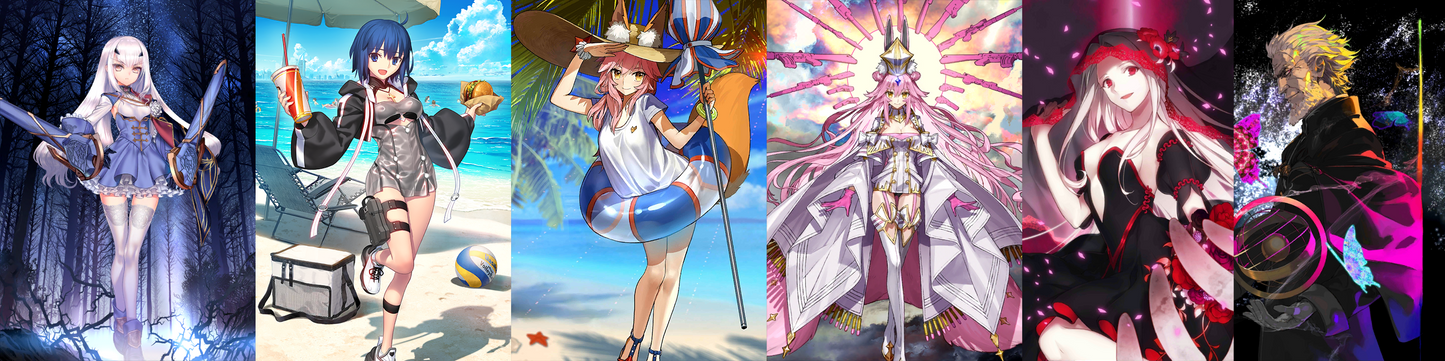 [JP] FGO Tamamo Ciel Fairy Knight Lancelot Melusine+ Koyanskaya BG Kscope + 1~2x5* Fate Grand Order starter account-Mobile Games Starter